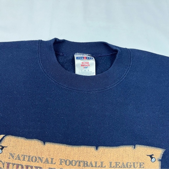 Vtg Tom Brady New England Patriots Mens Crewneck Sweatshirt Large Y2K Map C2 - Picture 5 of 8